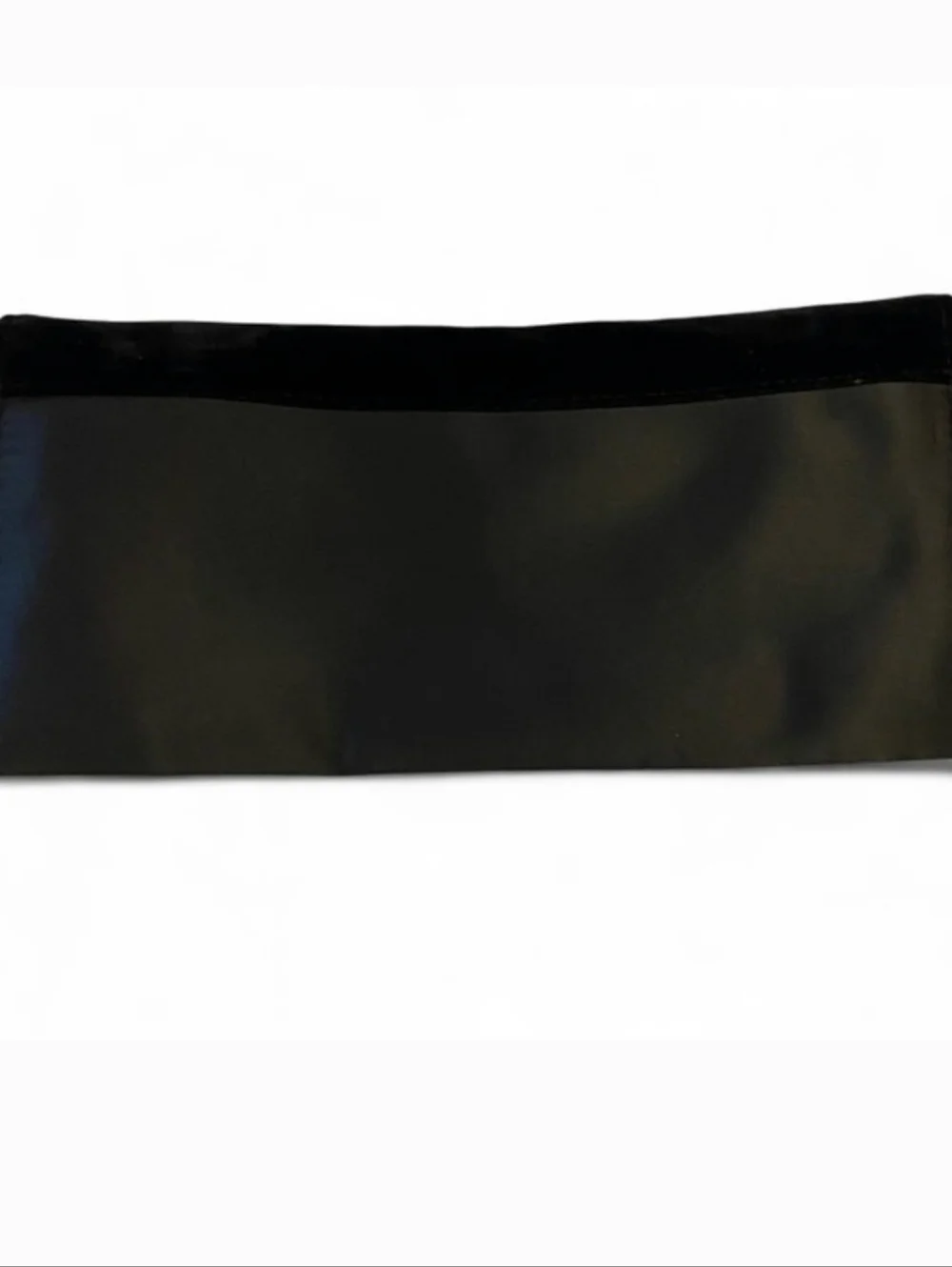 YVES SAINT LAURENT YSL Parfums Black Velvet Satin Evening Bag Clutch - Picture 5 of 8